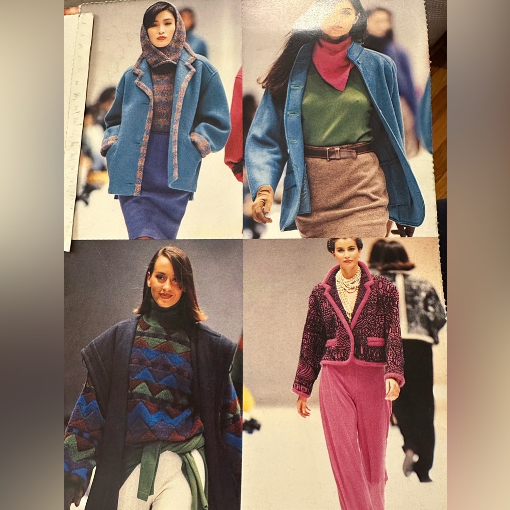 Vintage Postcards Missoni Lot of 22 Autumn Winter 1990 1991 Lookbook Fashion HTF